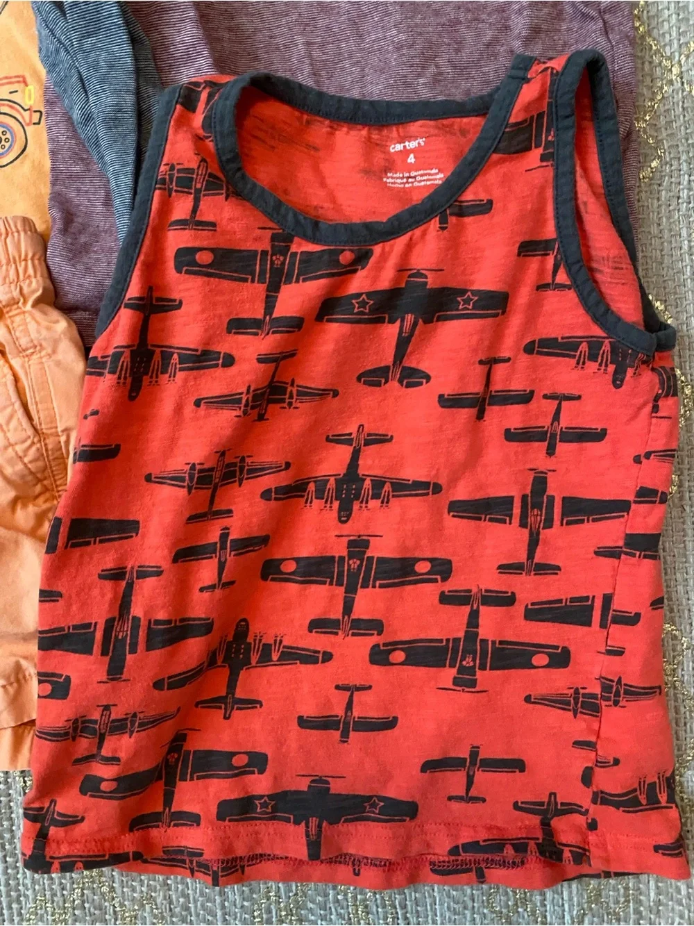Boys 4T Name brand shirts, shorts, swimsuit bundle lot